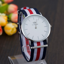 2015 Top Brand Luxury Style Quartz Wristwatch Daniel Wellington Watches Men Classic Wild Nylon Strap DW
