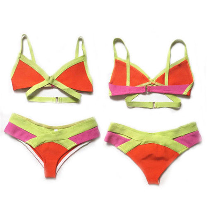 New 2015 Bikinis Women Sexy Women\'s Bikini Set Push-up Padded Bra Swimsuit Bathing Suit Swimwear (47)
