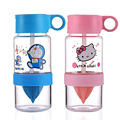 Hot Sale Health Lemon Cup Water Bottle 500ml Hello Kitty Fruit Juice Maker Children Cup School