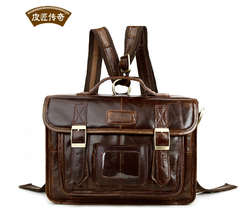Фотография [Cobbler Legend] Vintage women bags functional handbag genuine leather crossbody bags WN021 messenger bags