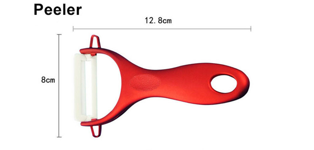 ceramic knife red peeler