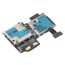Micro SD Card Reader SIM Tray Holder Flex Cable for Samsung Galaxy S4 i9505 YKS