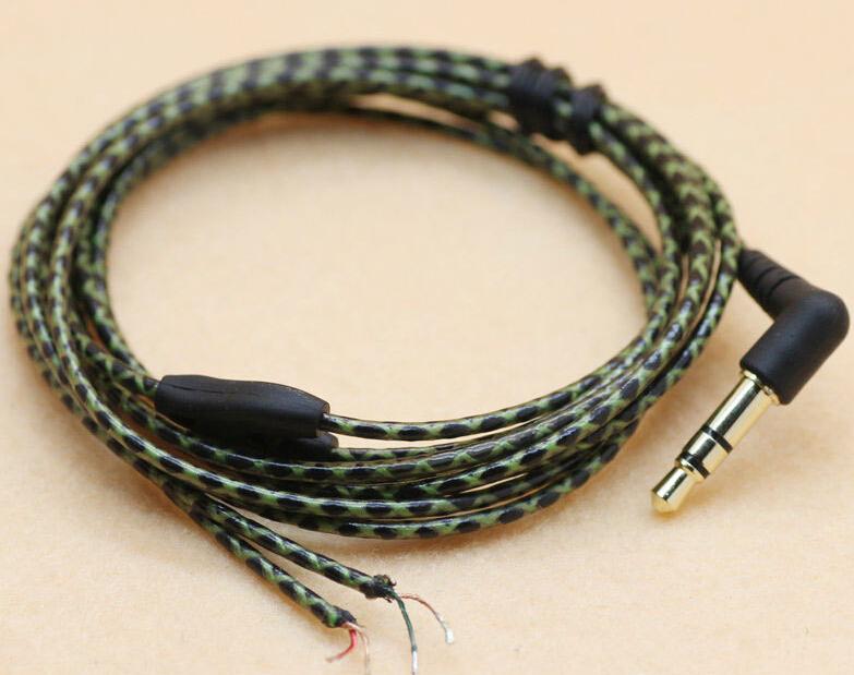Finished 3.5mm Earphone audio DIY OFC wire cable For IE800 repair upgrade