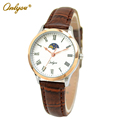 Onlyou Brand Fashion Casual Watch Women Men Genunie Leather Quartz Watch Boys Girls Ladies Dress Watch