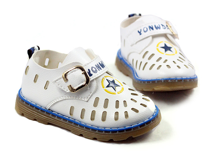 Shoes For Kids Outdoor White Blue PU Leather Breathable Children ...