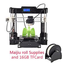 High Precision Reprap Prusa i3 DIY 3d Printer kit with 1 Roll Filament 16GB SD card