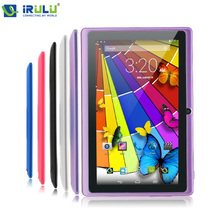 Hot iRulu Brand Tablet PC 7″ Android 4.4.2 Quad Core Real 1024*600 HD Dual Camera 2.0MP  Support 3G WIFI Highest Version