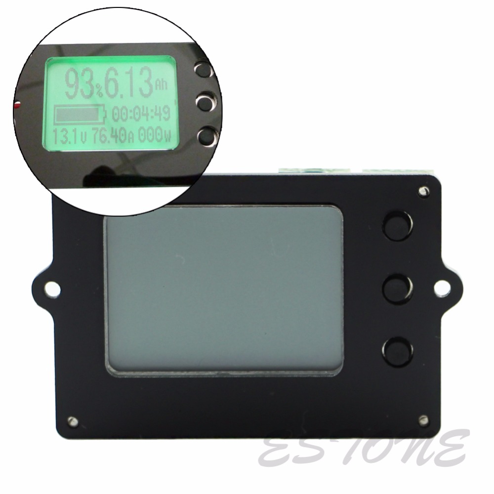 A96 Free Shipping Capacity Tester Indicator coulometer for 8V 50V 50V Lithium Lead acid Battery