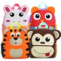 Children 3D Cute Animal Design Backpack Toddler Kid Neoprene School Bags Kindergarten Cartoon Comfortable Bag Giraffe