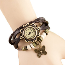 Retro pulsera de la mariposa mujer reloj de cuarzo reloj Relojes mujer 2015 moda casual relogio feminino reloj