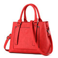 2016 Fashion New Simple Handbag Women Solid Color Designer Bag High Quality PU Hand Bag Front