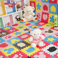 Meitoku baby EVA foam puzzle play mat 10pcs lot Interlocking Exercise floor mat per 30cmX30cm 1cmThick