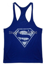 Superman Gym Singlets Mens Tank Tops Shirt Bodybuilding Equipment Fitness Men s Golds Gym Stringer Tank