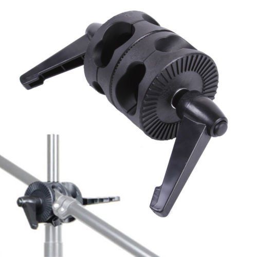 Description Picture 6 of itemLight StandsTripod Swivel Dual Head Grip Holder Bracket for Photography Accessory Boom Reflector Arm Support