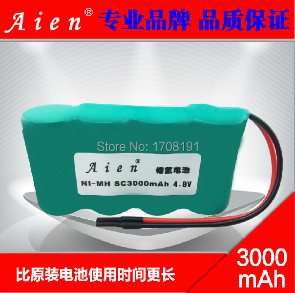 With Plug SC3000 NIMH Battery Pack 4 8V 3000mAh SC NI MH Rechargeable Battery For Sweep