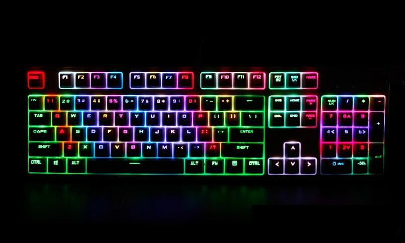 Everglide Е300 с RGB подсветкой Antighosting двойной выстрел ПБТ цвет кнопок 104 клавиши Gateron МХ черный/синий Переключатели Everglide Е300 с RGB подсветкой Antighosting двойной выстрел ПБТ цвет кнопок 104 клавиши Gateron МХ черный/синий Переключатели