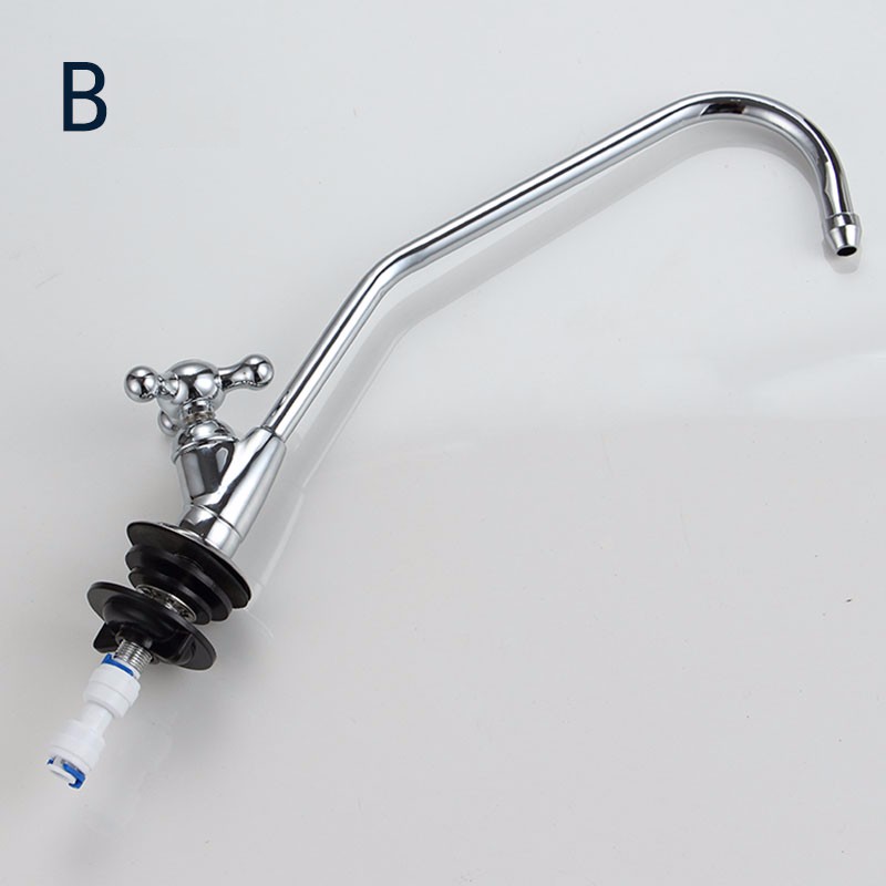 Water Filter Parts Stainless Steel Faucet Sets With Pipe Connector