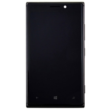 LCD Display Touch Screen Digitizer Assembly with Frame Replacement for Nokia Lumia 925 Black Mobile Phone