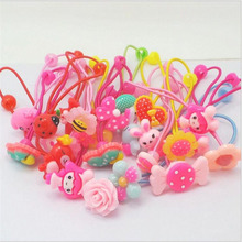 Baby Hairbands Elastic Hair Bands Flower Scrunchy Headband Floral Ring Girls Hair Accessories Headband Random Ribbon Ornaments