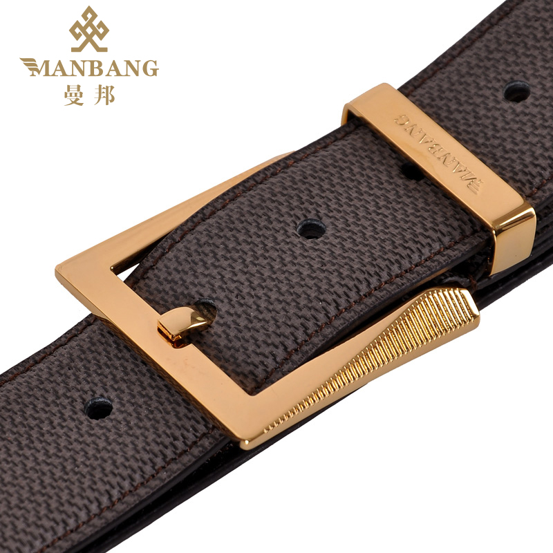 2014 Leather Belt for men+genuien leather belt +fashion men strap+Manbang belt MBP0194A+ free shipping