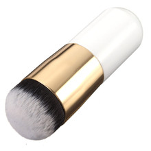 1Pcs Pro Makeup Brush Blush Powder Foundation Concealer Short Wooden Handle Nylon Hair Bristles Cosmetic Brushes Beauty Tool
