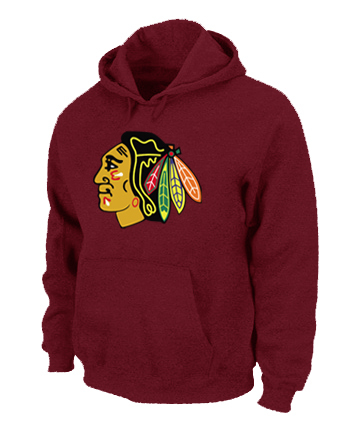 NHL Chicago Blackhawks Big & Tall Logo Pullover Hoodie Red.jpg