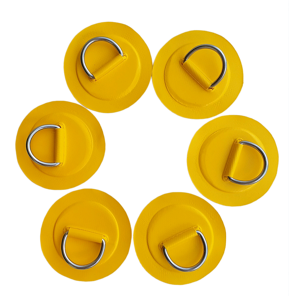 PVC VARIOUS SIZES 316 STEEL INFLATABLE BOAT D RING PATCH RIB DEE RING 