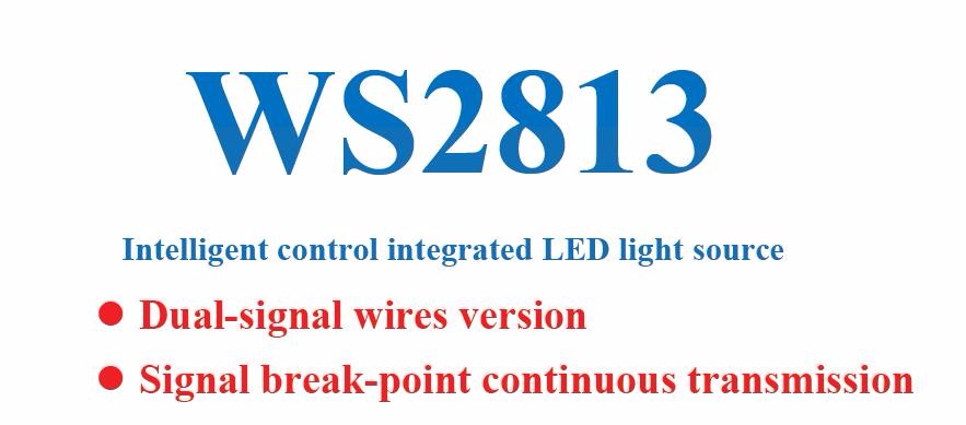 Description Picture 4 of itemWS2813B with black frame;Intelligent control integrated LED light source;refresh frequency reaches to 2KHz/s