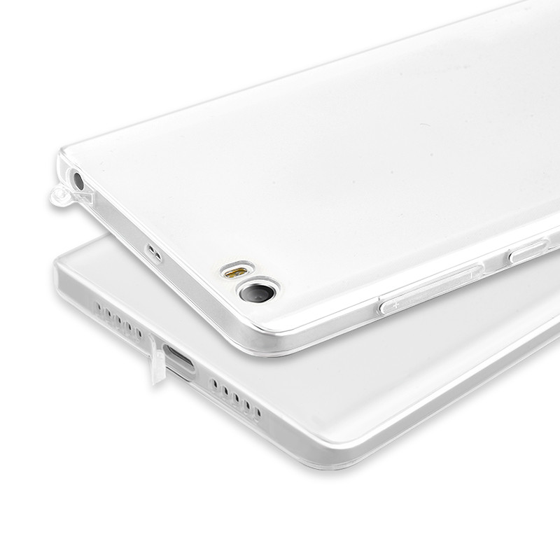 Xiaomi mi5 Case Ultra thin HD Transparent TPU Dustproof Plug Cover For Xiaomi mi5 Compact Protector