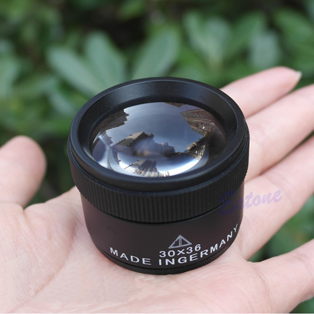 A96 30x36mm Jeweler Optics Loupes Magnifier Magnifying Glass Lens Loop Microscope