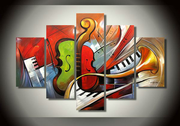 Cuadros Abstractos Musicales - Imagui