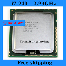 Core i7 940 2.93GHz 8M SLBCK Quad Core Eight threads desktop processors Computer CPU Socket LGA 1366 pin