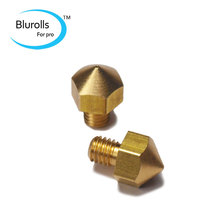 3 D printer accessory/parts Ultimaker original brass Nozzle 0.4mm for hot end 3 mm filament top quality free shipping