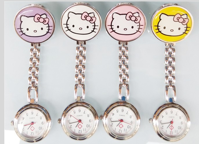 Free drop Shipping retail wholesales hot sales high quality cute hello kitty nurse alloy Stainless steel