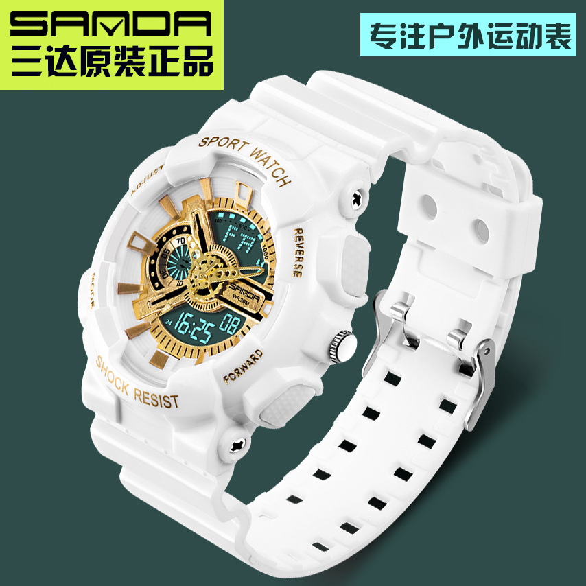 Original Luxury Brand 50m Waterproof Dive Sports Men Watch S Shock Resistant Digital quartz Women 95