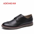 AOKANG 2017 New Arrival men dress shoes genuine leather men s wedding shoes brand men shoes