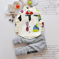 baby boy clothing spring and autumn 2016 the new trend of children clothes printed shirt pants