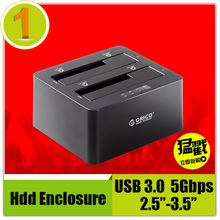 Бесплатная доставка Orico последовательные порты 3.5 Hdd корпус Usb 3.0 для Sata жесткого диска и SSD 2.5 3.5 универсальный — swappable