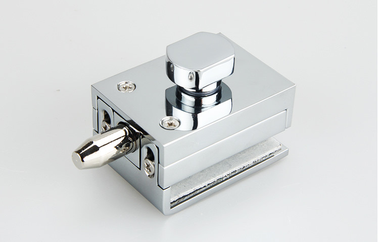 Description Picture 6 of itemHigh quality,Glass Door Latches Lock/bolt,8-12mm glass,no drilling,for Bathroom Double/single glass door, Frameless glass door