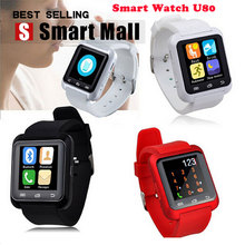 Bluetooth Smart U80 Watch BT-notification Anti-Lost MTK WristWatch for iPhone 5/5S/6/6S Samsung S6/Note 3/Note 5 Android Phone
