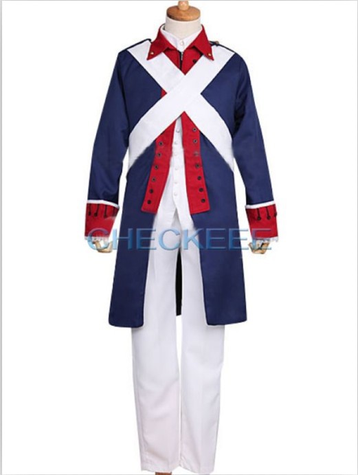 New Axis Powers Hetalia America Independence War Cosplay Costume