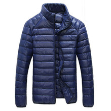 YRF100# New Men Duck Down Jacket Ultra Light Down Fashion Travel Portable Thin Sport Coat Men Fall Winter Outdoor Wear Clothes
