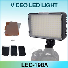 Mcoplus MCO-198A Video LED Light for Canon Nikon Pentax Panasonic Olympus & DV Camcorder Digital SLR Camera