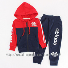 Children Autumn Clothing Set 2015 Kids Boys Girls Brand Sweatshirt Sport Tracksuits 2pcs suits kids clothes sets