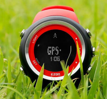 Original EZON GPS smart watch sports waterproof 50m Men's fashion running watch Step gauge electronic  T031 A01 free shipping