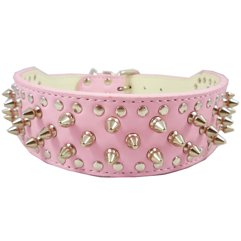 Hot Pink Spiked Dog Collar Hot Pink Spiked Dog Collar