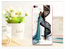 PaintboxLong Skirt Butterfly Gril CellPhone Back Case Cover For Lenovo S60 S60T S60W Protective Cases Funda