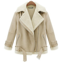 The New Spring Autumn Ladies Fashion Suede Coat Women’s Plus Size Fleece Windbreak Woman Jacket and Coat