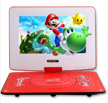 Top selling mobile DVD13 inch DVD Slim Portable DVD player theater and singing machine small card MP3 best kids gifts