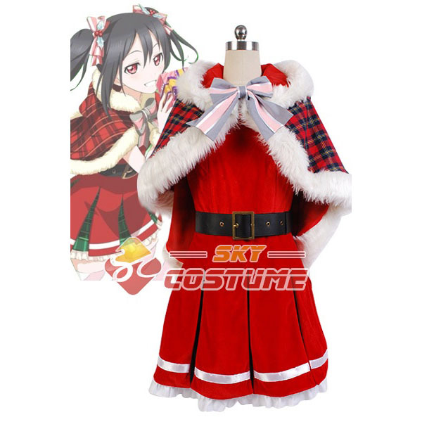 Здесь можно купить  Hot Anime Cartoon LoveLive! Yazawa Niko Women Girls Christmas Uniform Cosplay Costume Free Shipping  Одежда и аксессуары